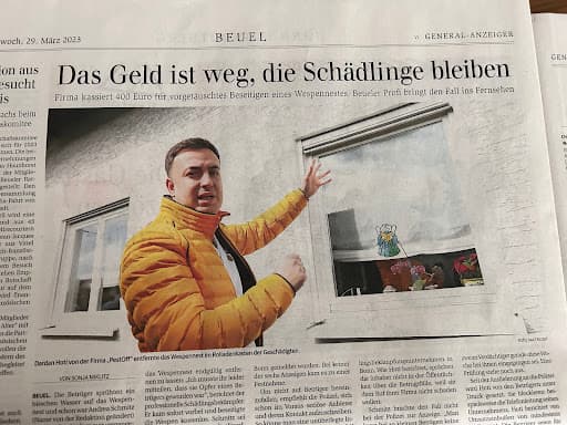 PestOff GmbH Schädlingsbekämpfung — Kundenfoto